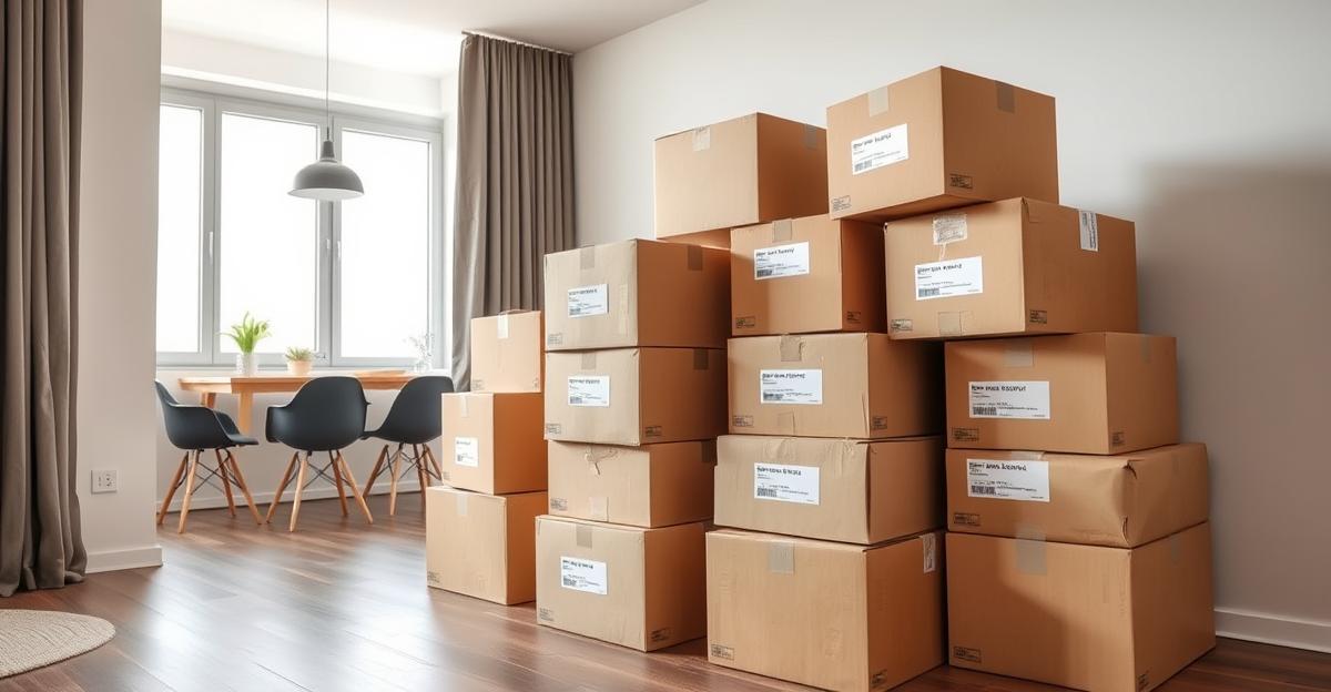 Cartons de déménagement organisés - Comment Préparer un Déménagement : Guide Complet